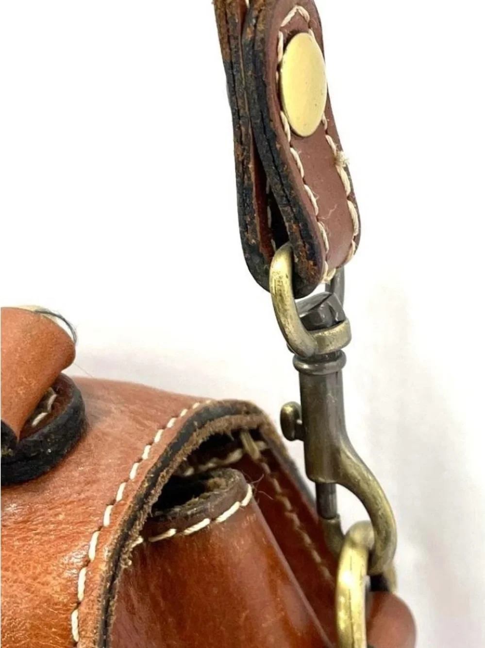 Patricia Nash Brown Leather  Crossbody - Picture 4 of 5